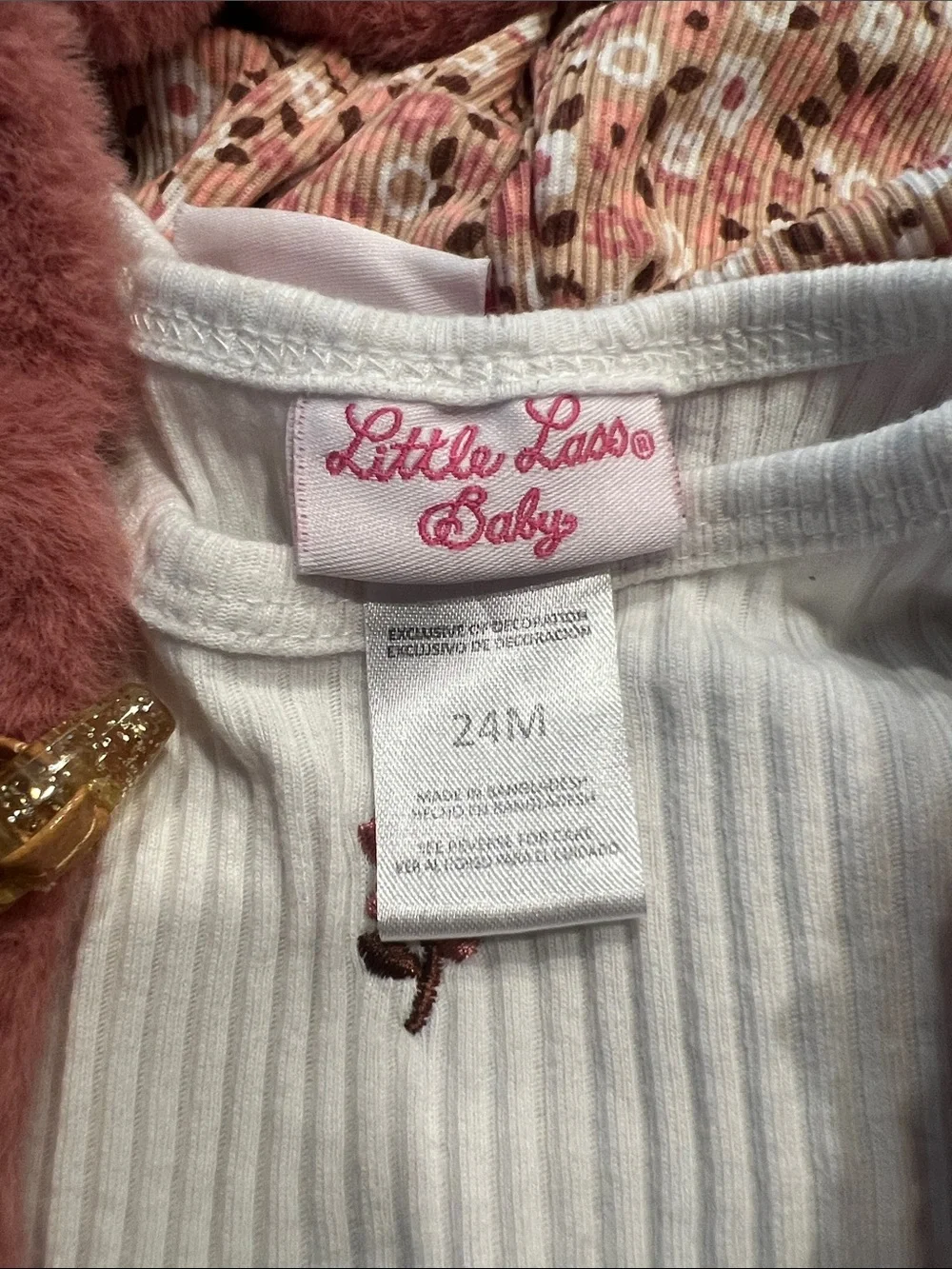 5/$35 used Little Lass baby 24 months old 3 piece outfit (no callouts) babygirl